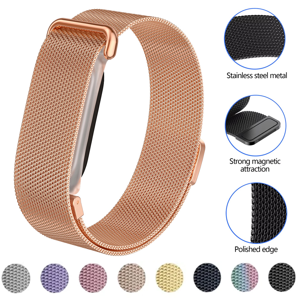 Milanese Loop Magnetic - Etui TPU + pasek z siatki