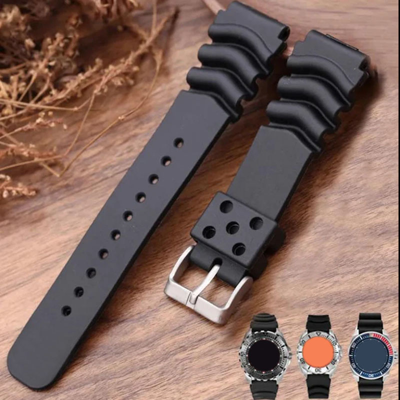Rubber Strap Diver - Pasek do zegarka z żywicy do