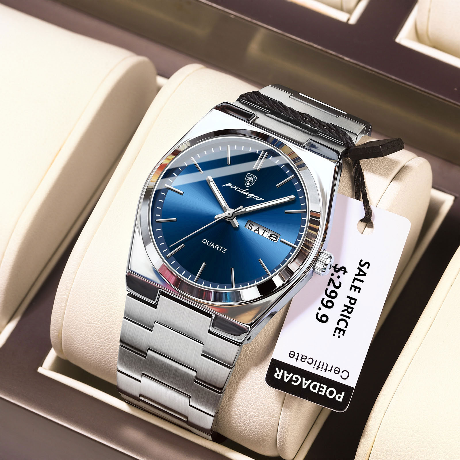 Patek Philippe Watch Nautilus - POEDAGAR luksusowe zegarki dla mężczyzn wodoodporny