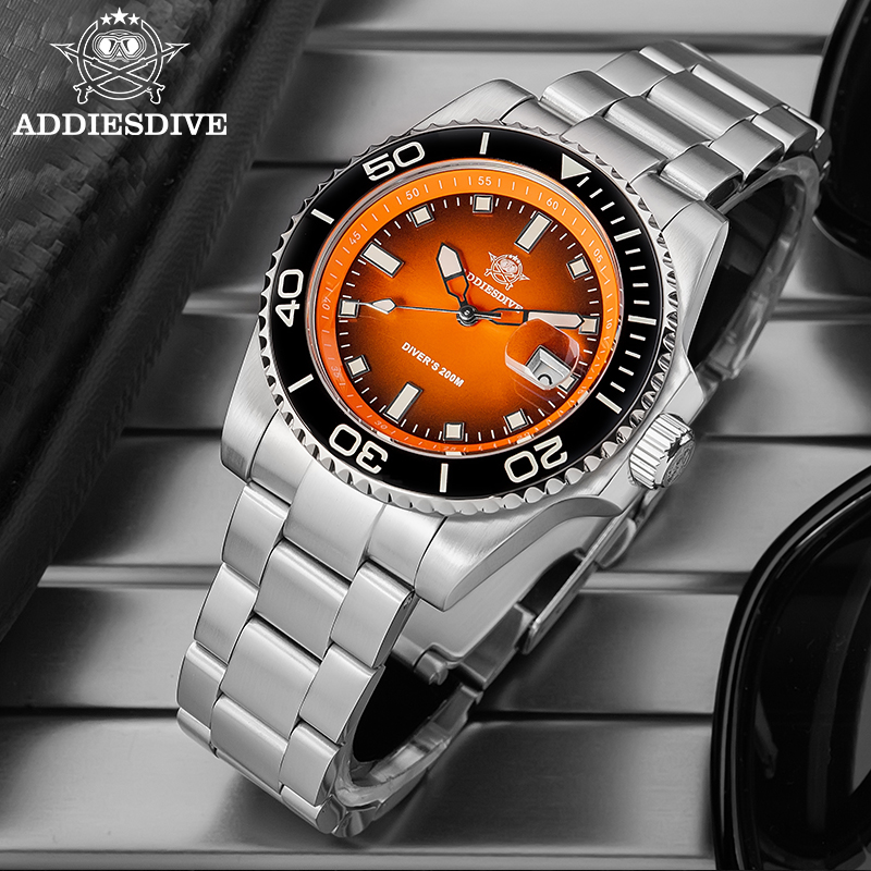 Rolex Watch Submariner - ADDIESDIVE Męski Zegarek Kwarcowy Ze Stali