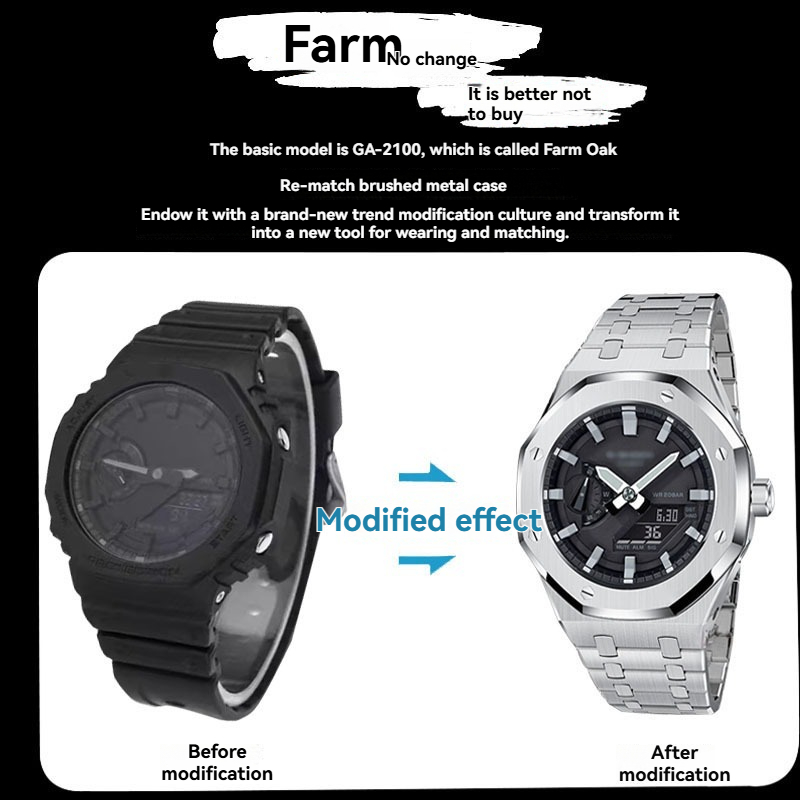 Obudowa i pasek ze stali nierd – Casio Watch G-Shock Ga-2100 recenzja i cena