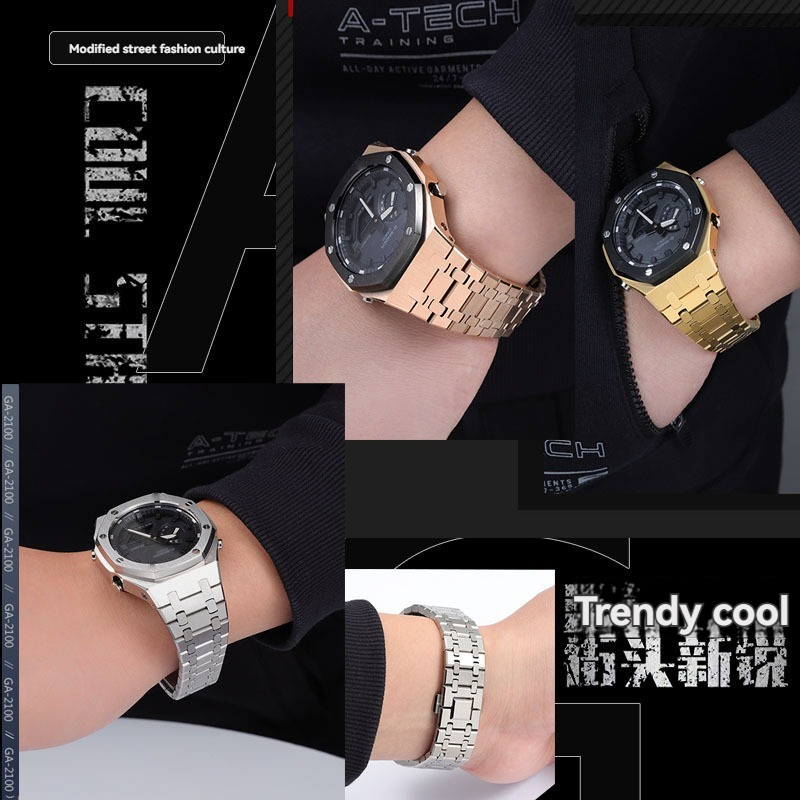 Obudowa i pasek ze stali nierd – Casio Watch G-Shock Ga-2100 recenzja i cena