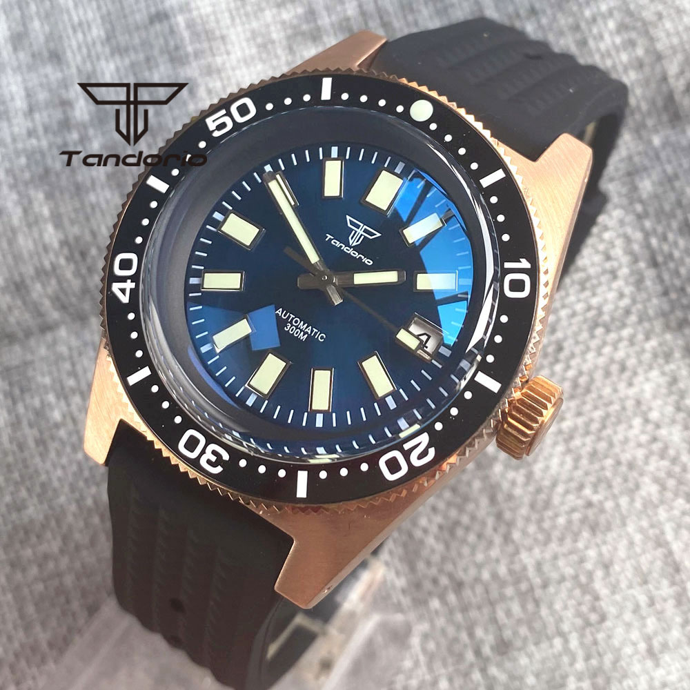 Tandorio 62 MAS CUSN8 solidny  – Rubber Strap Diver recenzja i cena