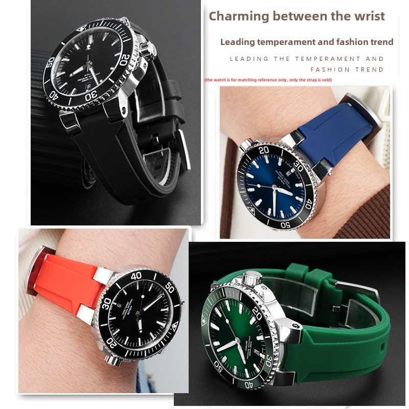 Wysokiej jakości gumowy pasek  – Rubber Strap Diver recenzja i cena