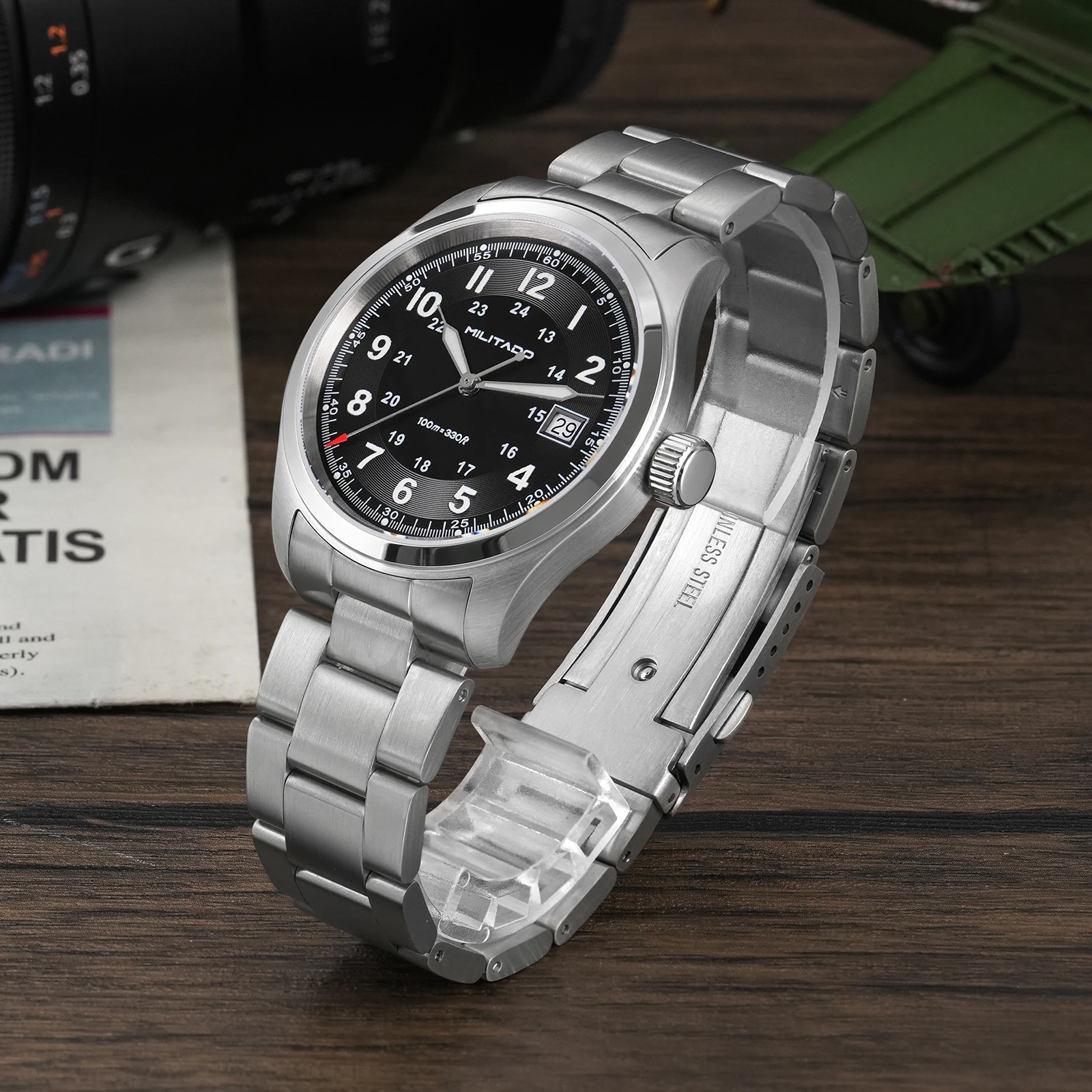 Zegarek Militado ML08 Vintage  – Rolex Watch Submariner recenzja i cena