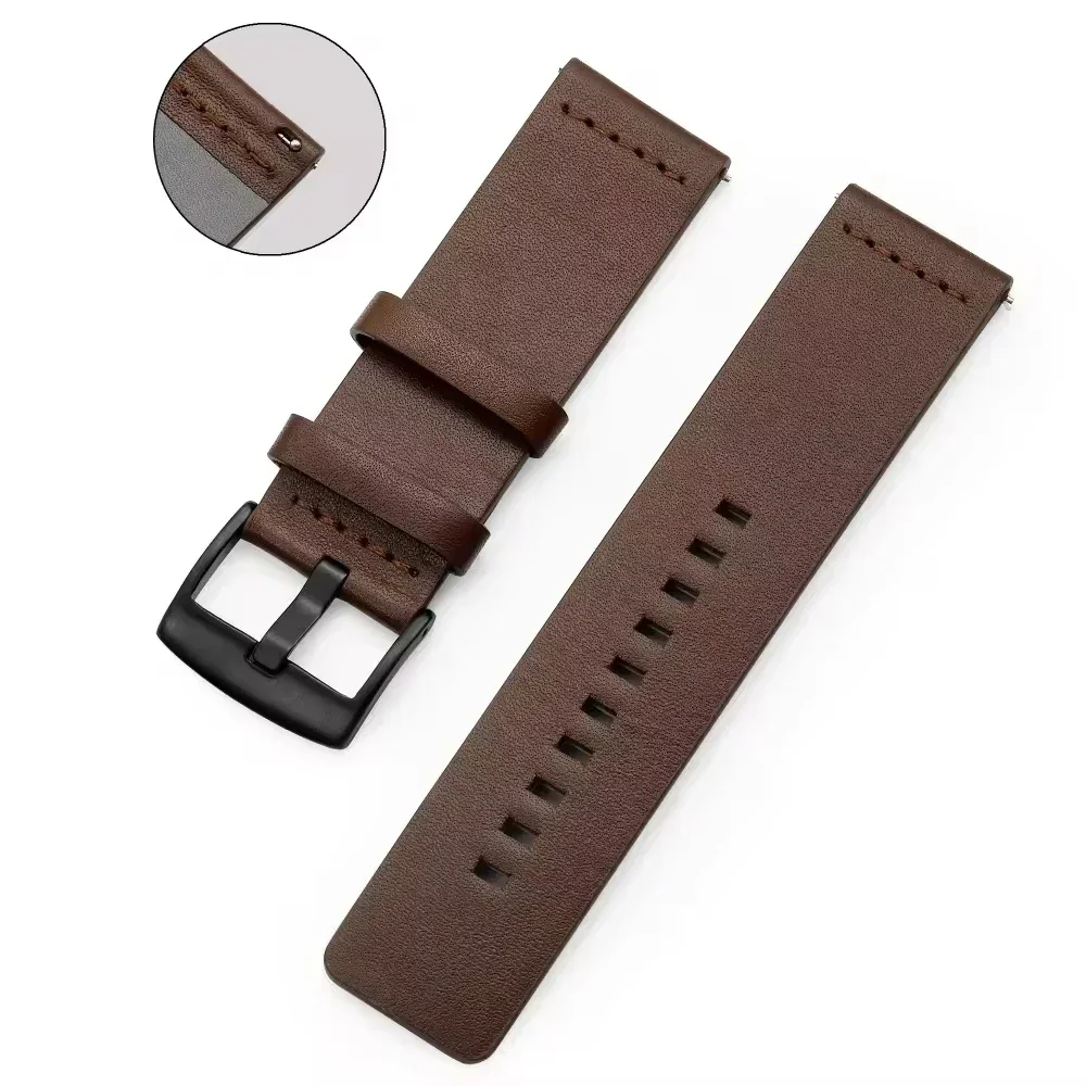 20mm 22mm Pasek do zegarka Skó – Leather Strap Quick Release recenzja i cena
