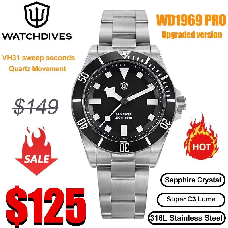 Watchdives WD1969 Pro 38mm zeg – Rolex Watch Submariner recenzja i cena